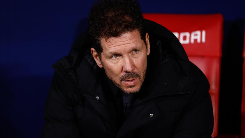 El 'Cholo' Simeone, en el banquillo del Atlético de Madrid