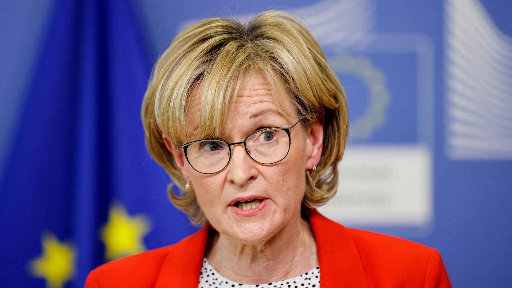 La comisaria europea de Servicios Financieros, Mairead McGuinness.