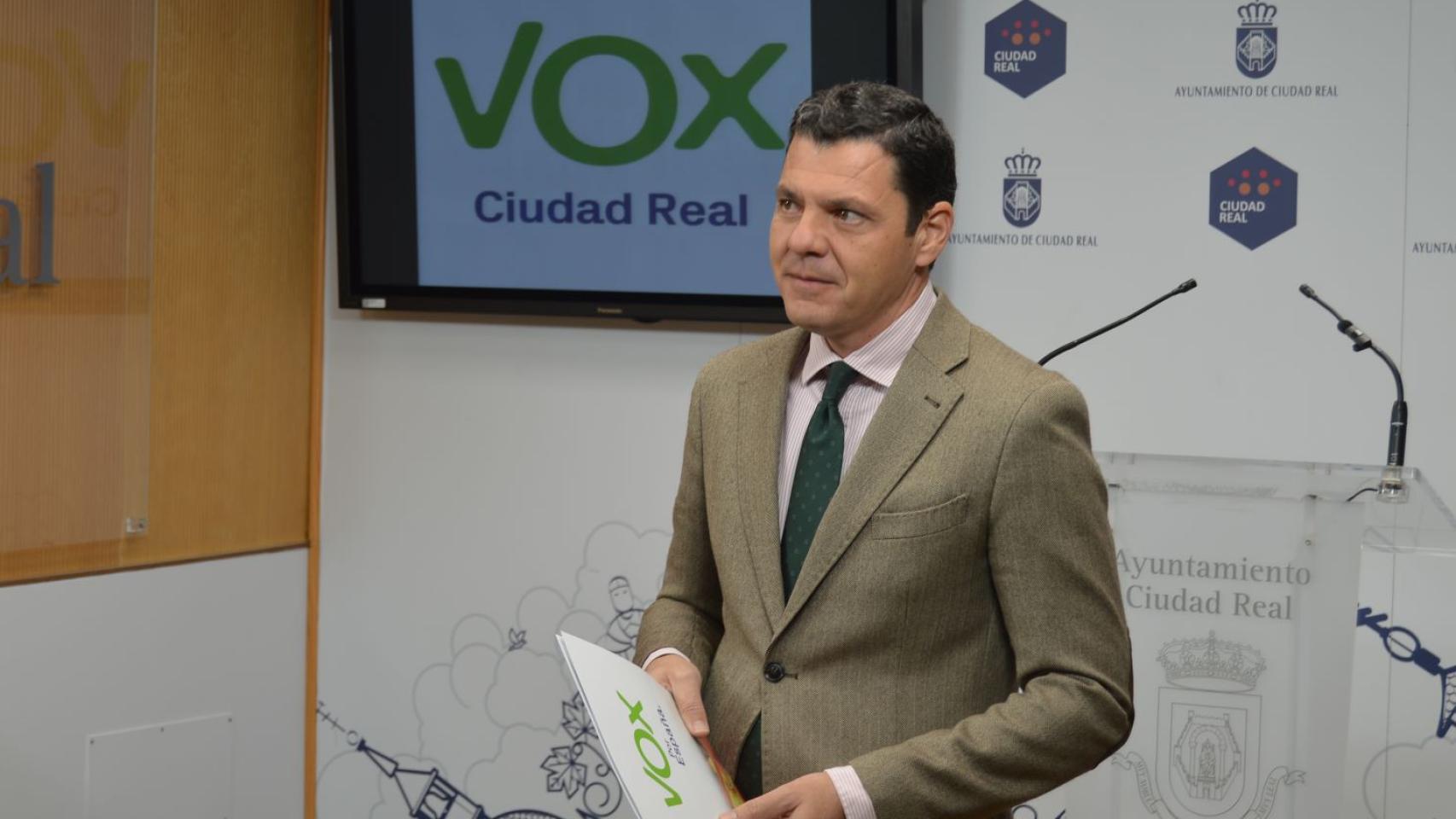Luis Blázquez, candidato de Vox a las Cortes de Castilla-La Mancha por Ciudad Real.