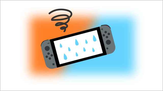 Ilustración de la Nintendo Switch sufriendo condensación.