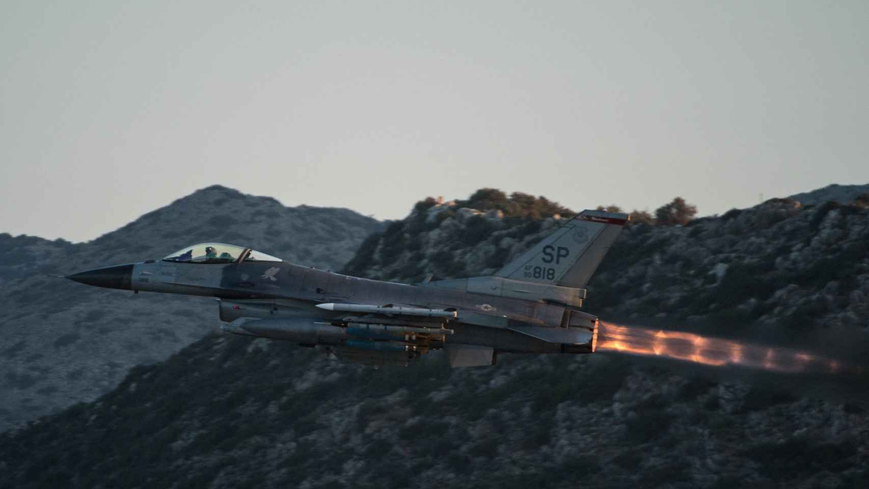Caza F-16 de Estados Unidos