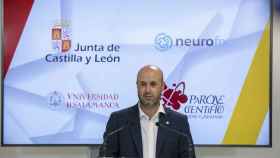 Miguel Ángel Ávila, CEO de Neurofix, en el Peace City World que se celebra en Salamanca
