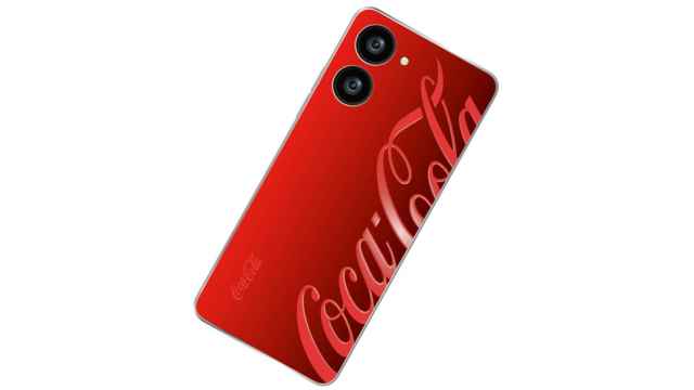 Imagen del móvil oficial de Coca-Cola