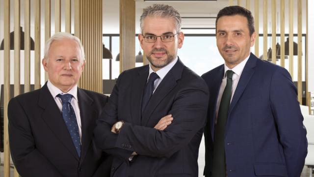 Equipo de gestión Dunas Capital AM: José María Lecube, Alfonso Benito y Carlos Gutiérrez.