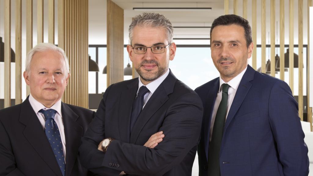 Equipo de gestión Dunas Capital AM: José María Lecube, Alfonso Benito y Carlos Gutiérrez.