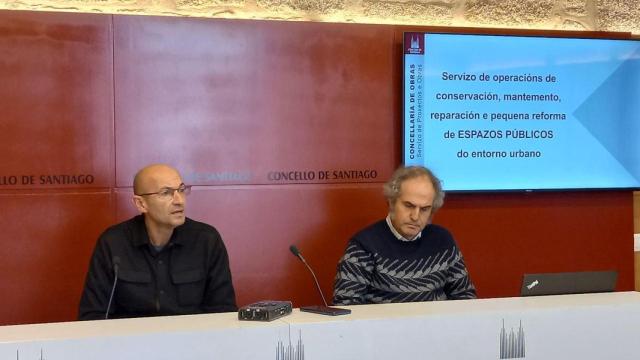 Gonzalo Muíños y Antonio Ranedo en rueda de prensa