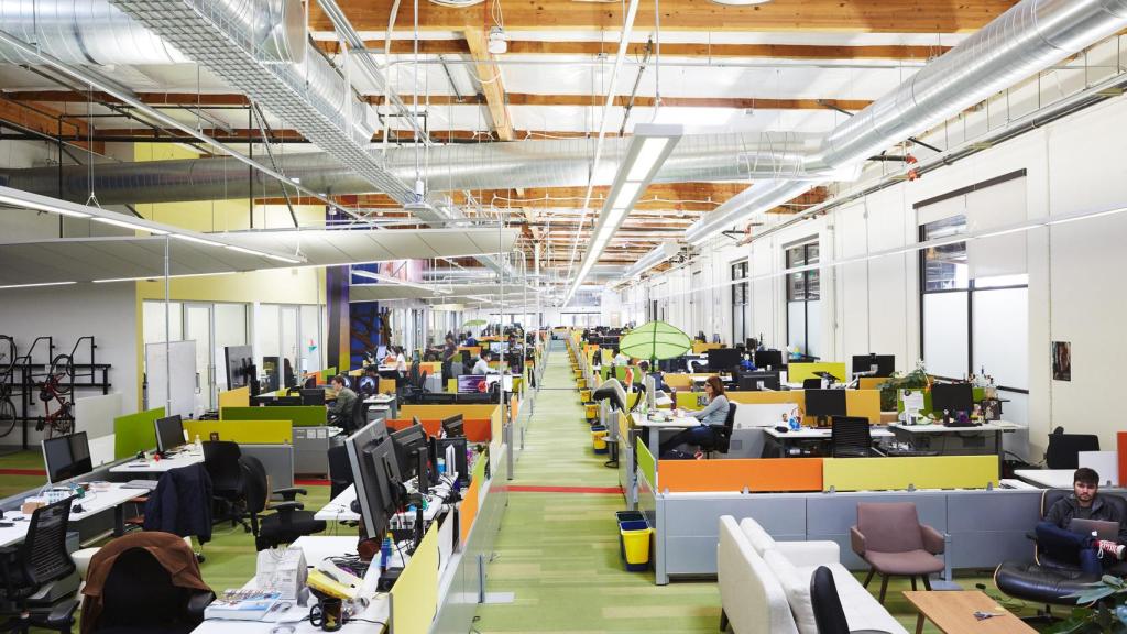 Oficinas de trabajo en Google.