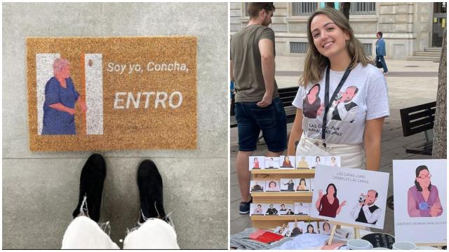 Sara Benito vende ilustraciones, felpudos... de 'Aquí no hay quien viva'