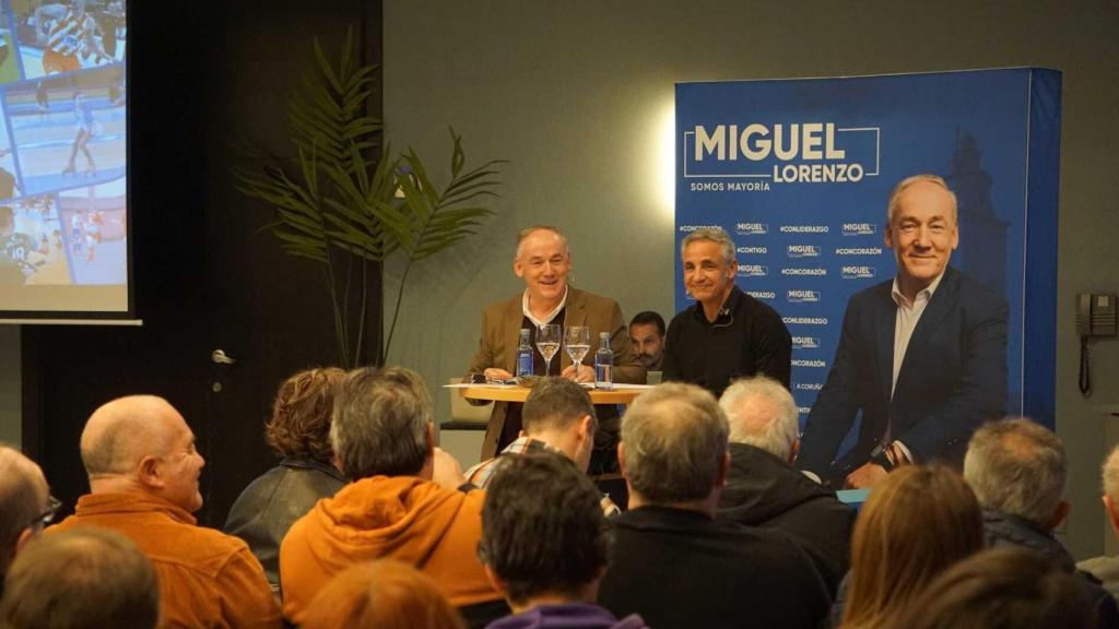 El candidato a la Alcaldía, Miguel Lorenzo.