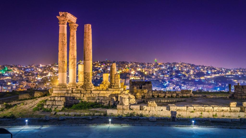 La torre de Hércules, en Amman, Jordania