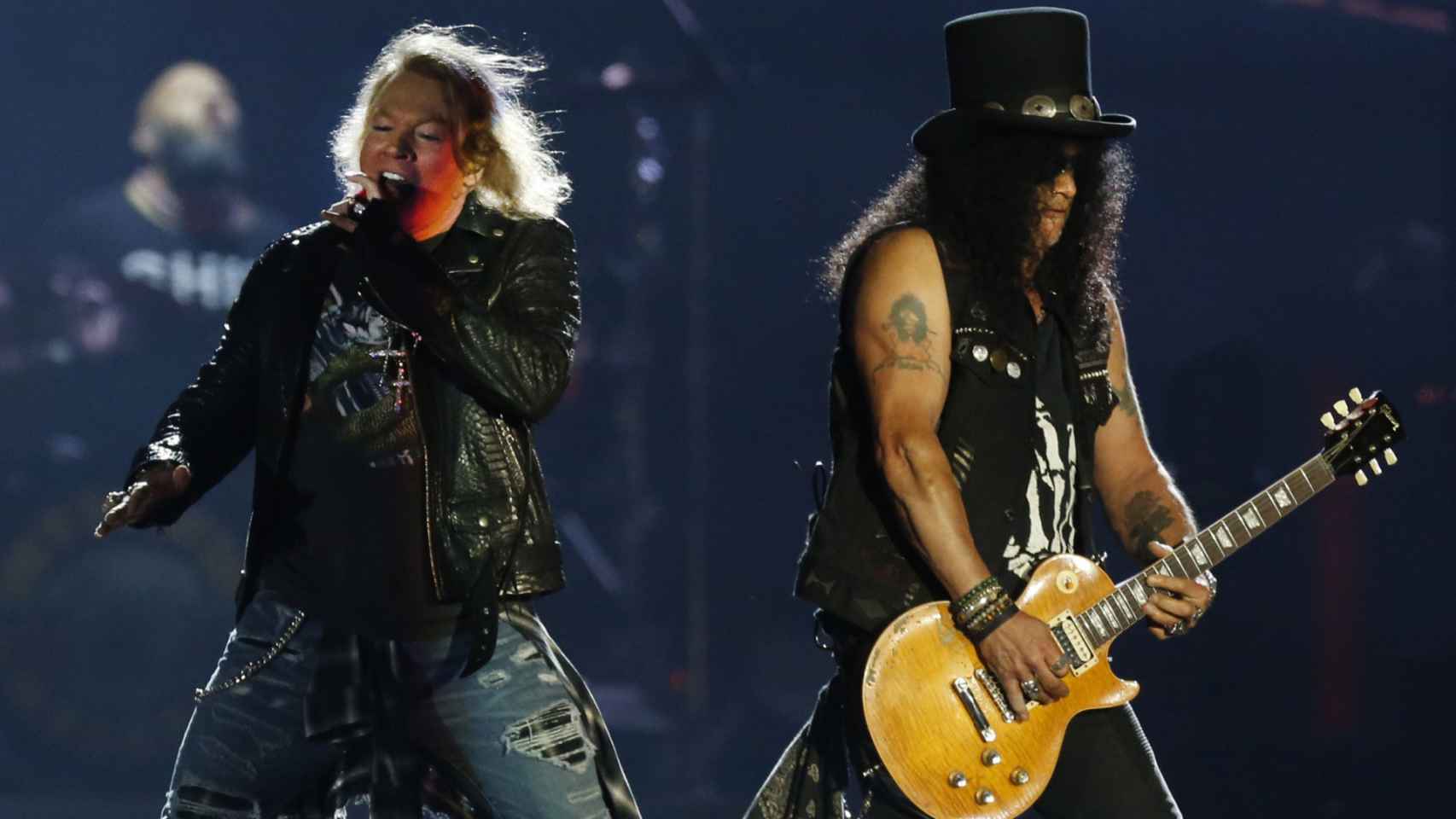 Guns N’ Roses en concierto en una imagen de archivo.