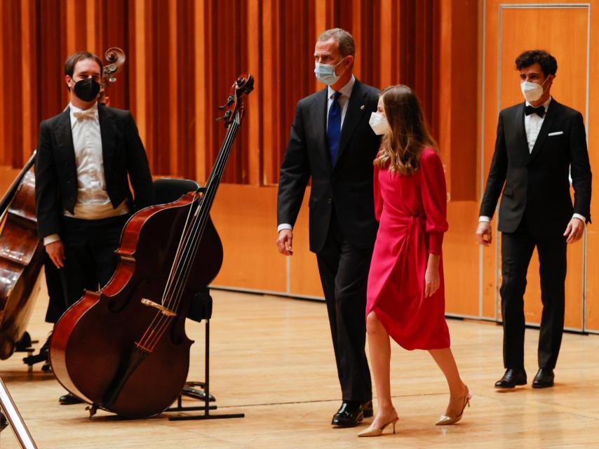 Leonor, en el concierto de los los Princesa de Asturias 2021.