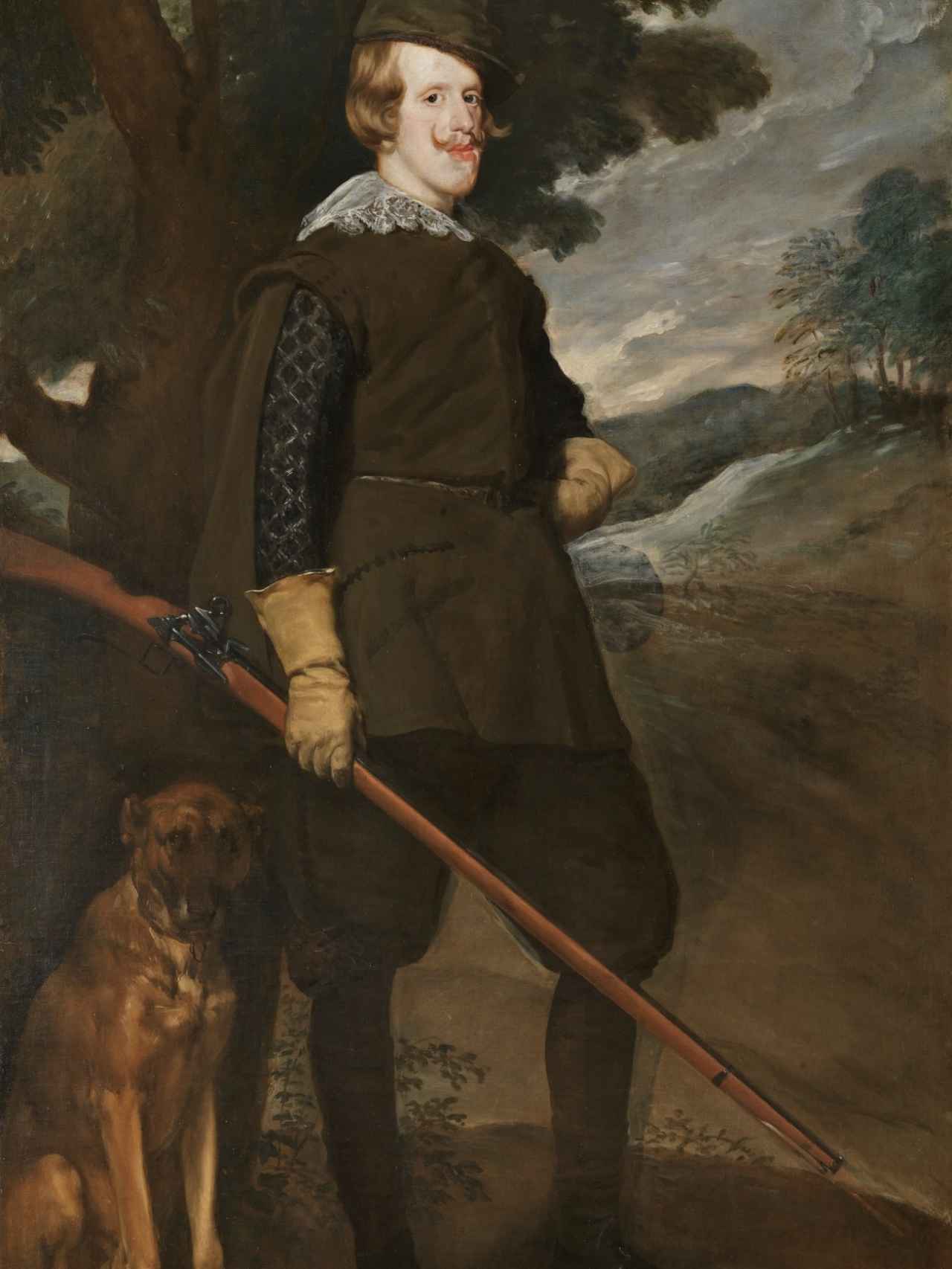 Felipe IV, cazador. Cuadro de Diego Velázquez.