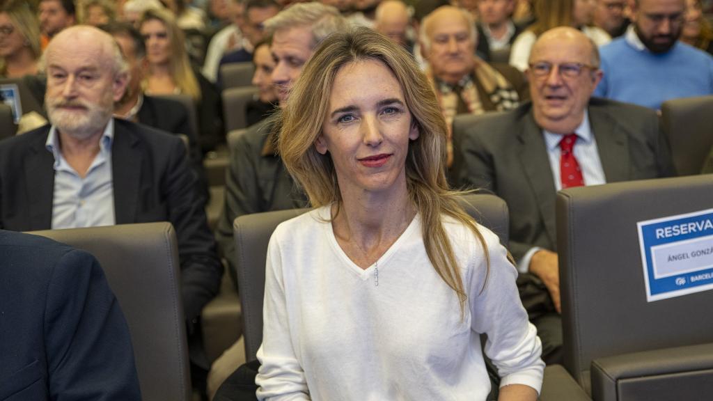 Cayetana Álvarez de Toledo, durante la presentación del candidato del PP en Barcelona.