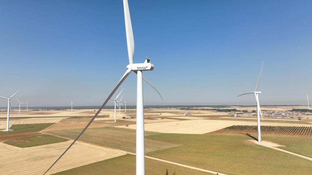 Parque eólico Torozos II, en Valladolid, muy cercano al lugar donde se ubicará el de Valverde