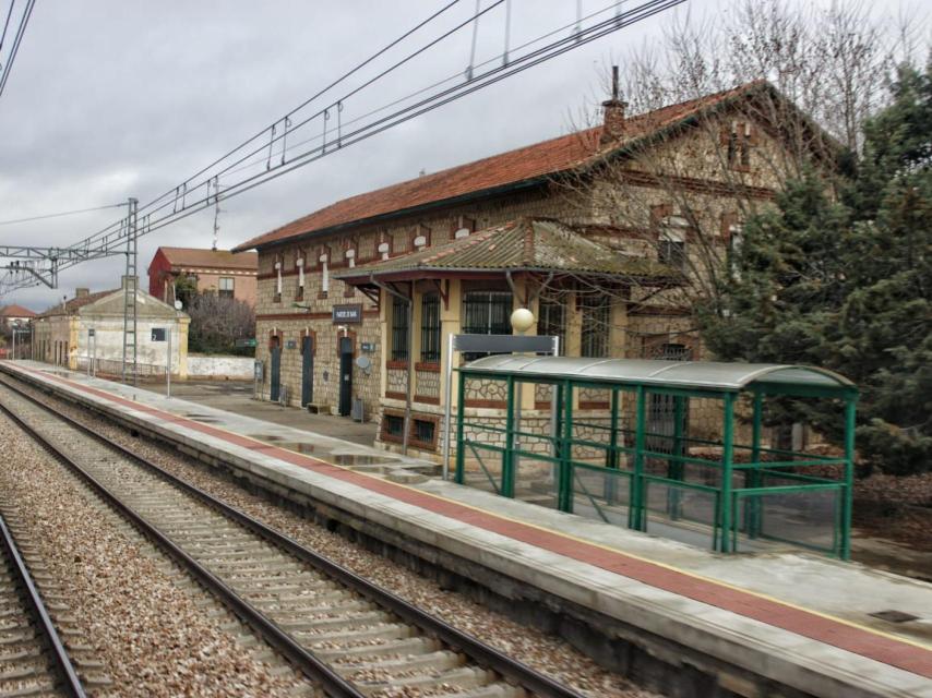 Imagen de la estación de tren de Paredes de Nava, en Palencia.