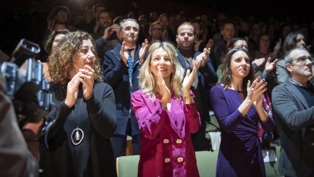 Yolanda Díaz e Irene Montero, en el homenaje a cinco mujeres fusiladas en Baleares.