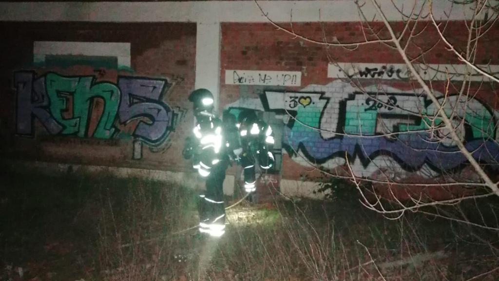 Incendio en un chalé abandonado de Peñafiel