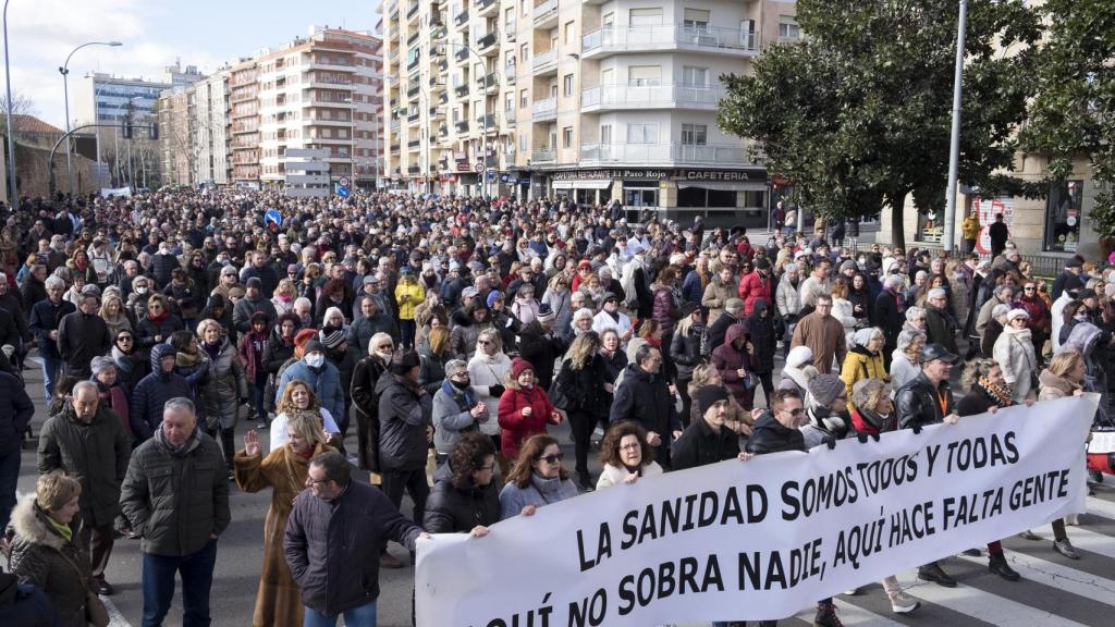 La Marea Blanca recorre Salamanca