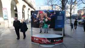 El Paseo Independencia de Zaragoza engalanada con los carteles de los Premios Feroz.