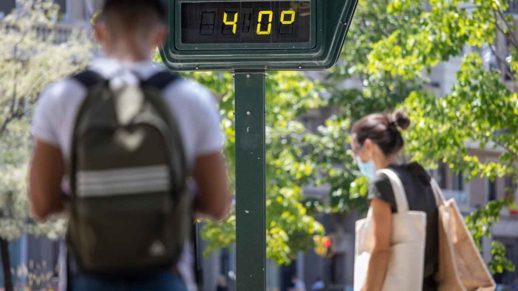 Temperaturas de hasta 40 grados en Zaragoza durante el pasado verano.