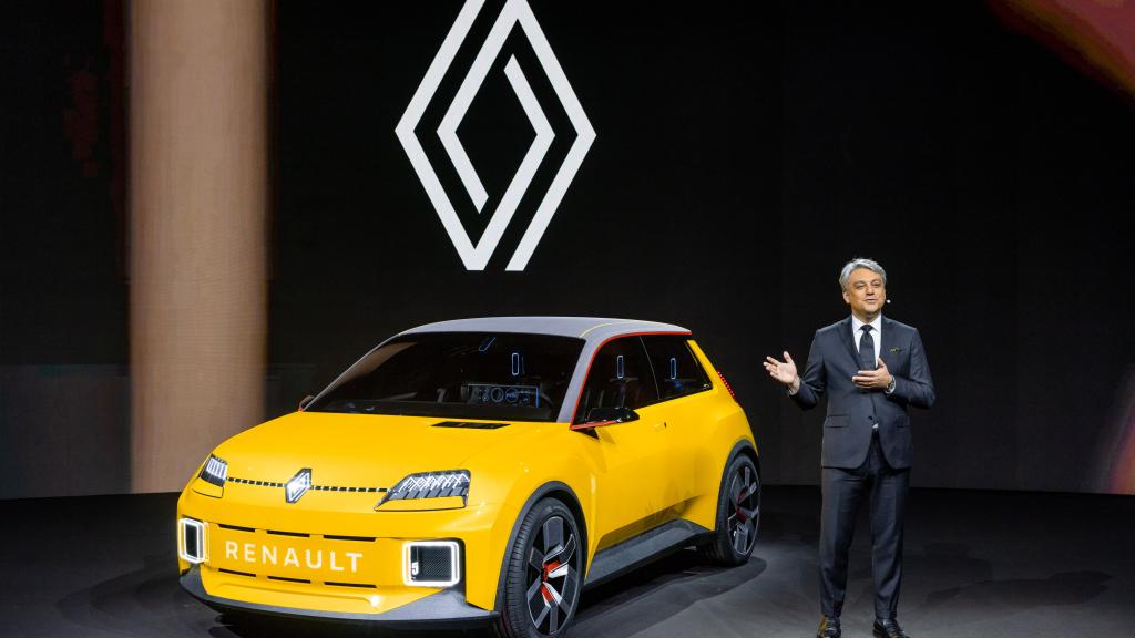Luca de meo, CEO de Renault Group, durante la presentación de la nueva estrategia de la francesa en París a finales del año pasado.
