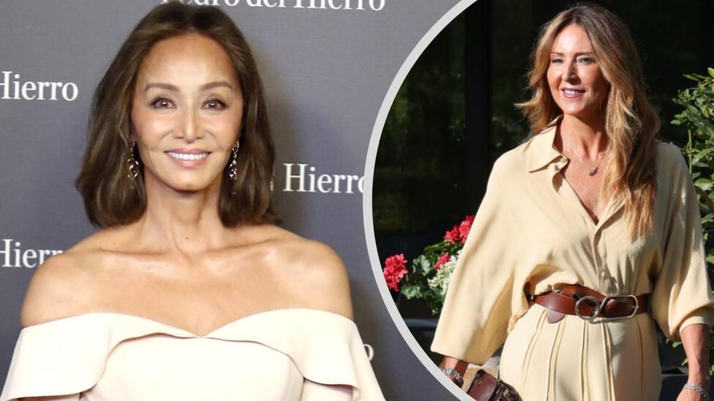 Isabel Preysler y Carolina Molas, en un montaje de JALEOS.