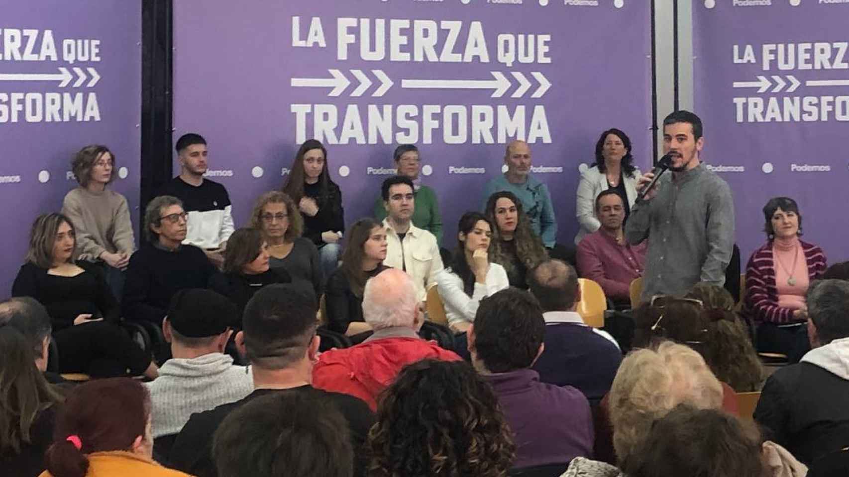 Acto de Podemos en Toledo.
