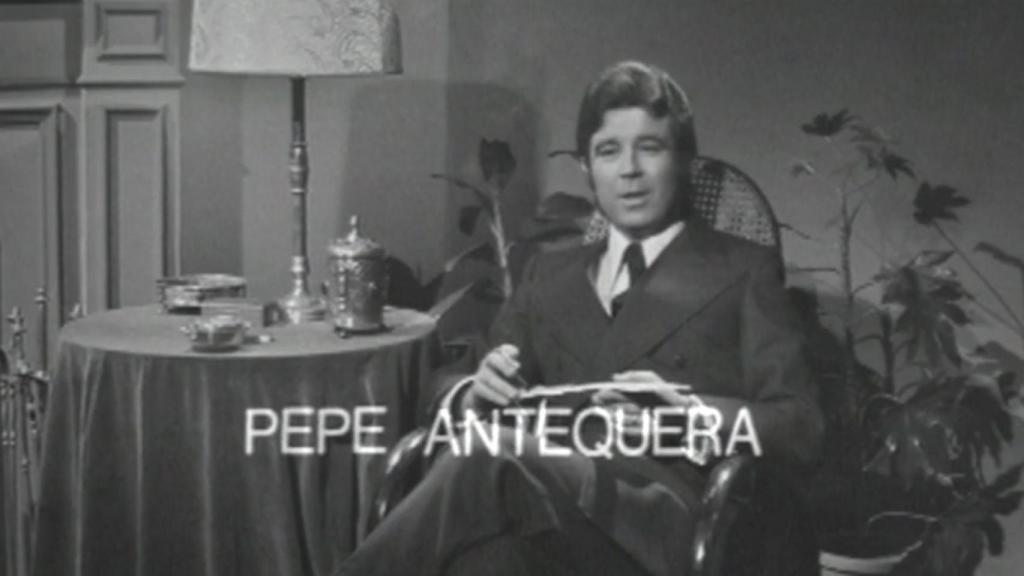 Pepe Antequera, en uno de sus trabajos para TVE