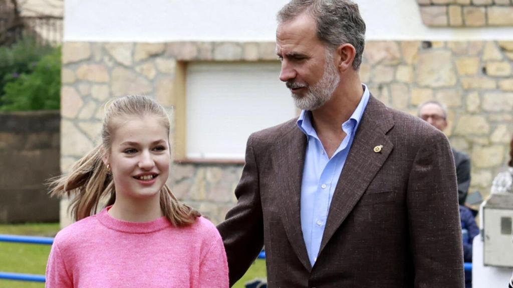 El Rey y la Princesa de Asturias en los Príncipe de Asturias 2022.