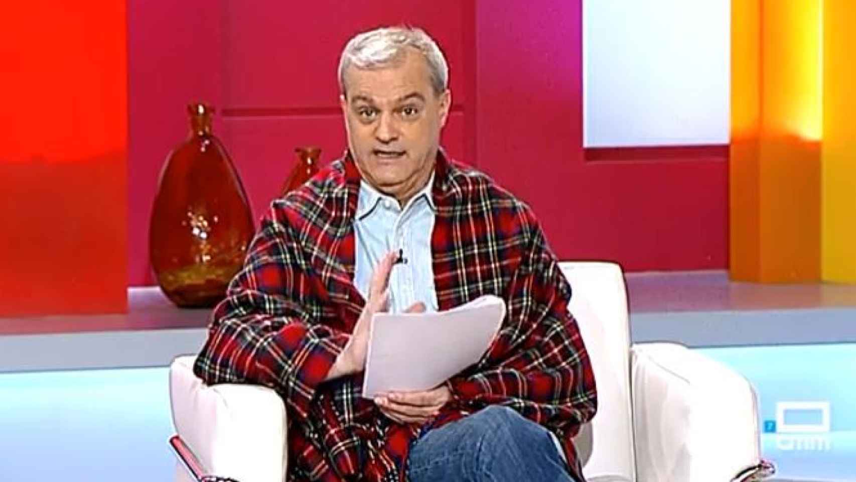 Ramón García en el plató de 'En compañía', el espacio que presenta en Castilla-La Mancha.