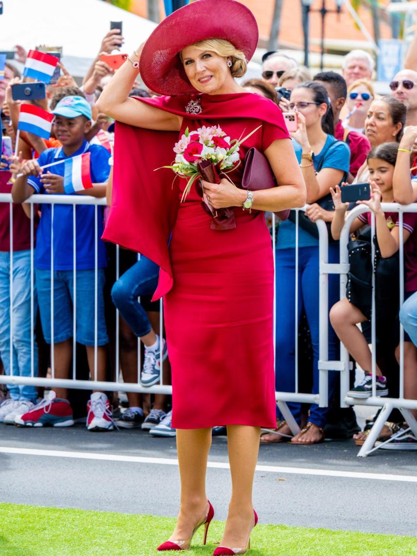 En Aruba, con vestido de Natan Couture.