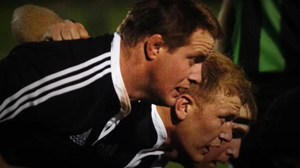 Pantallazo de un partido de Campbell Johnstone con los All Blacks