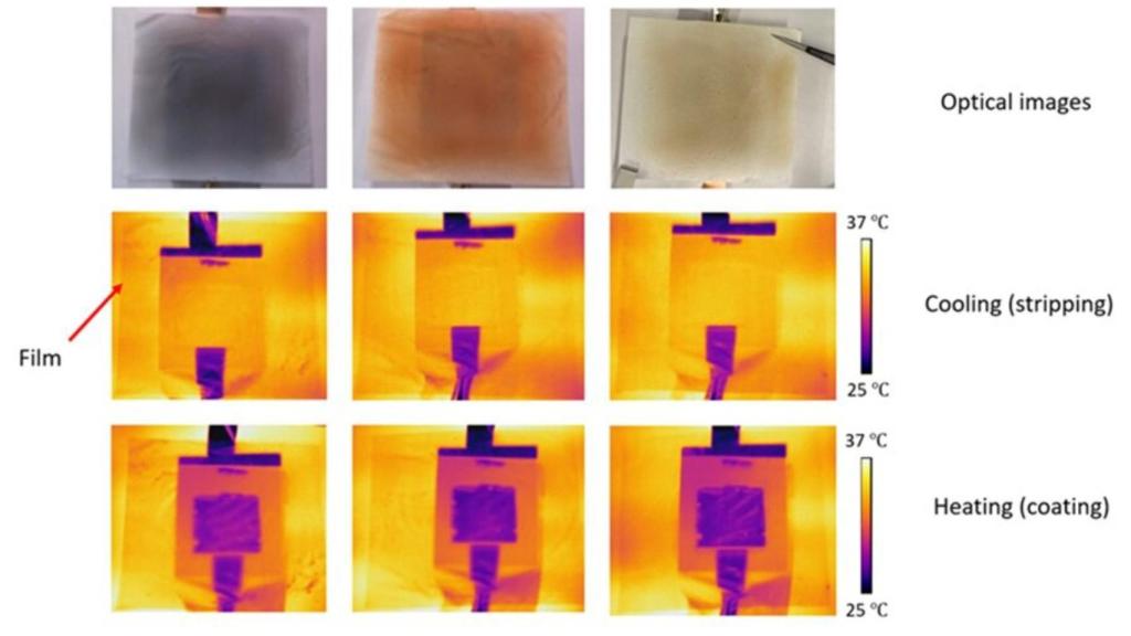 Una imagen del material en las pruebas de laboratorio.