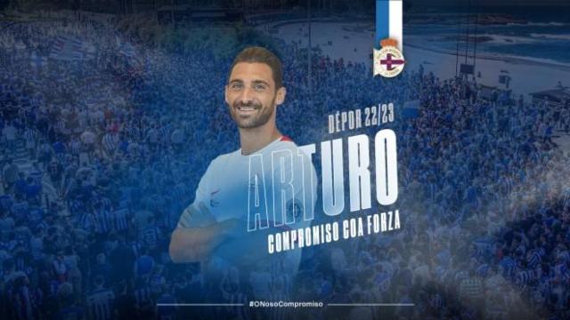 Arturo es nuevo jugador del Deportivo