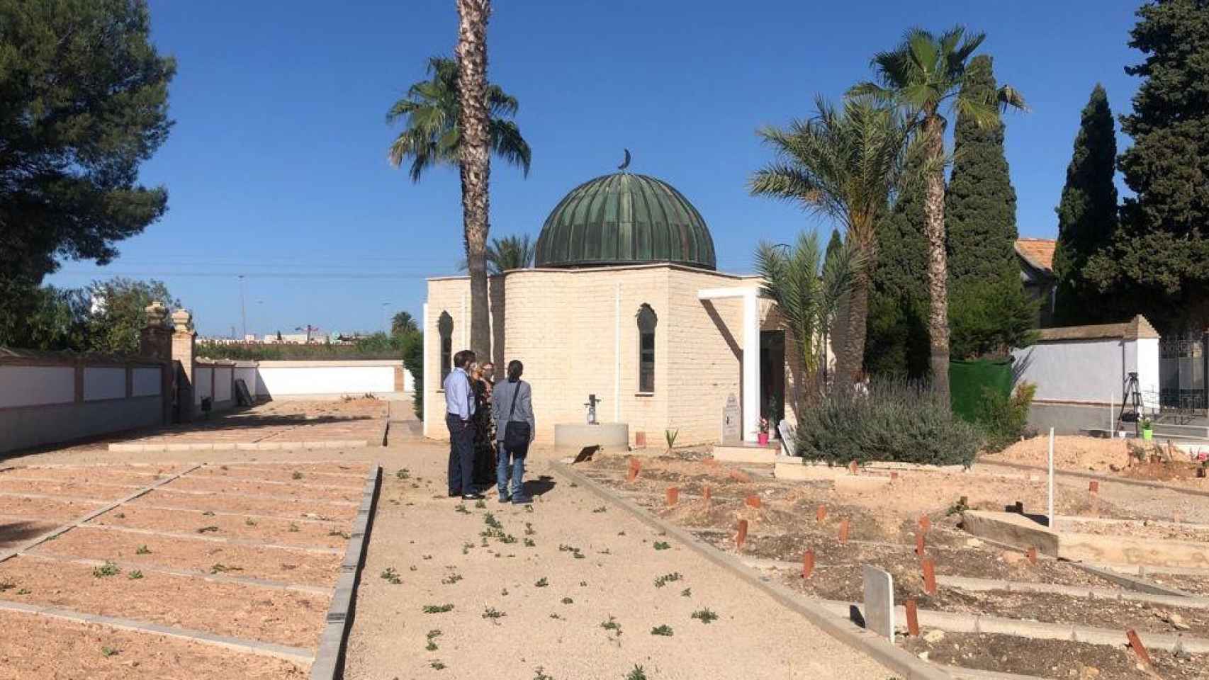 Mezquita de la zona para los enterramientos musulmanes que tiene el Cementerio de Nuestro Padre Jesús en la pedanía murciana de Espinardo.