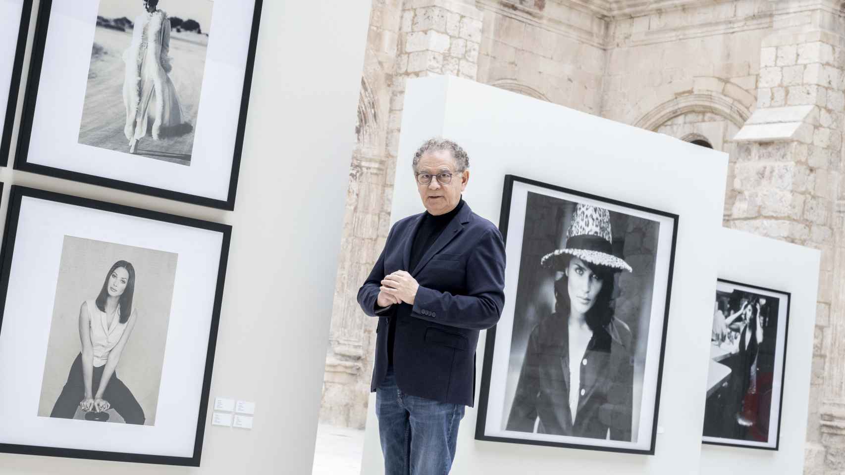 Roberto Verino en la exposición