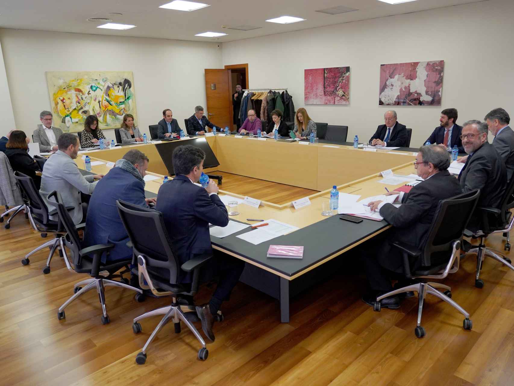 Reunión del Patronato de la Fundación Castilla y León, celebrada este miércoles en las Cortes.
