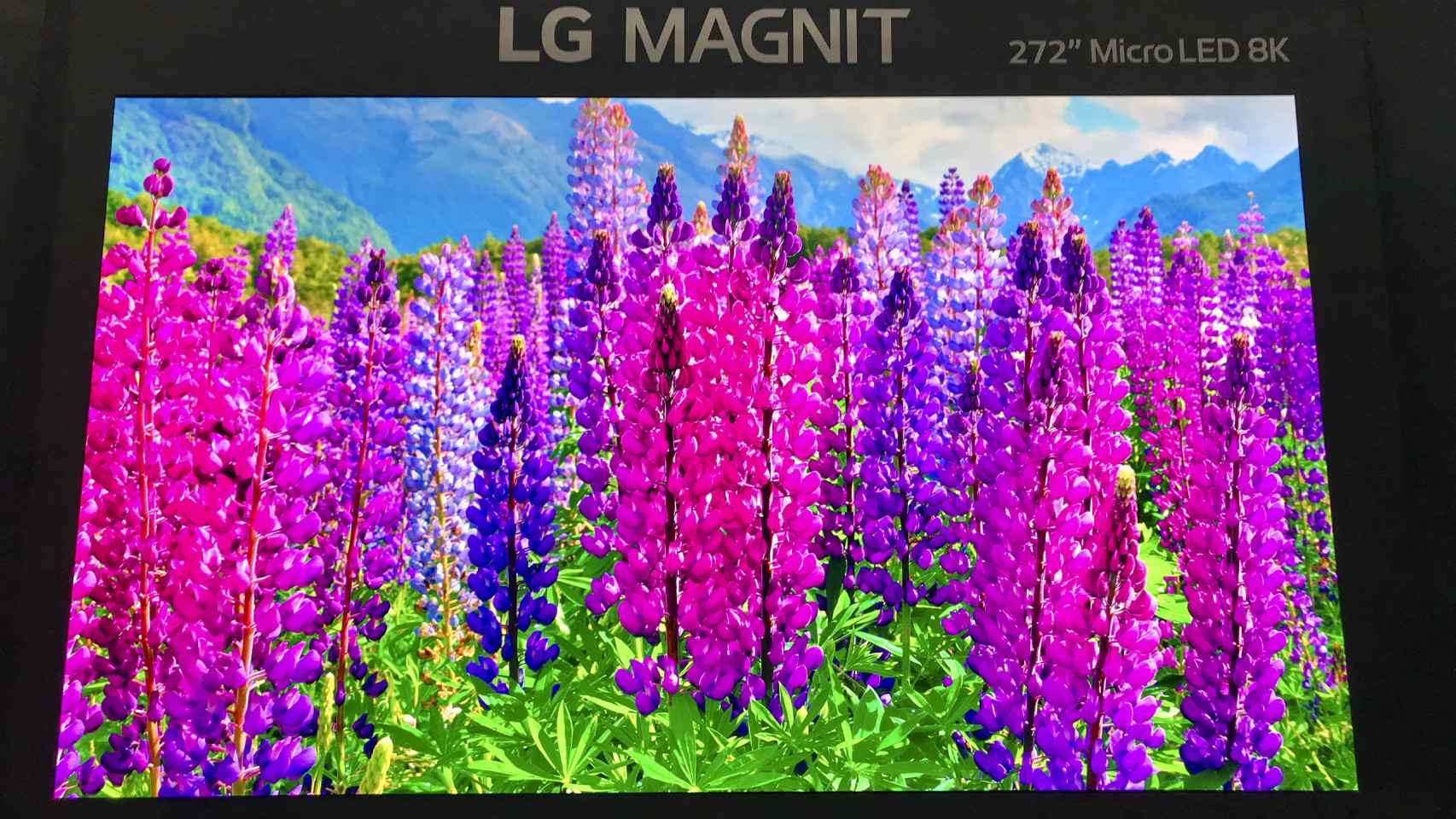 La pantalla Magnit 8K Micro LED de LG.