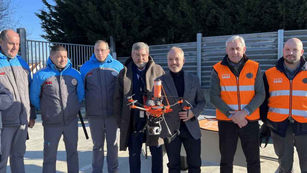 Presentación del nuevo dron de Zona Franca.