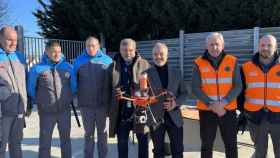 Presentación del nuevo dron de Zona Franca.