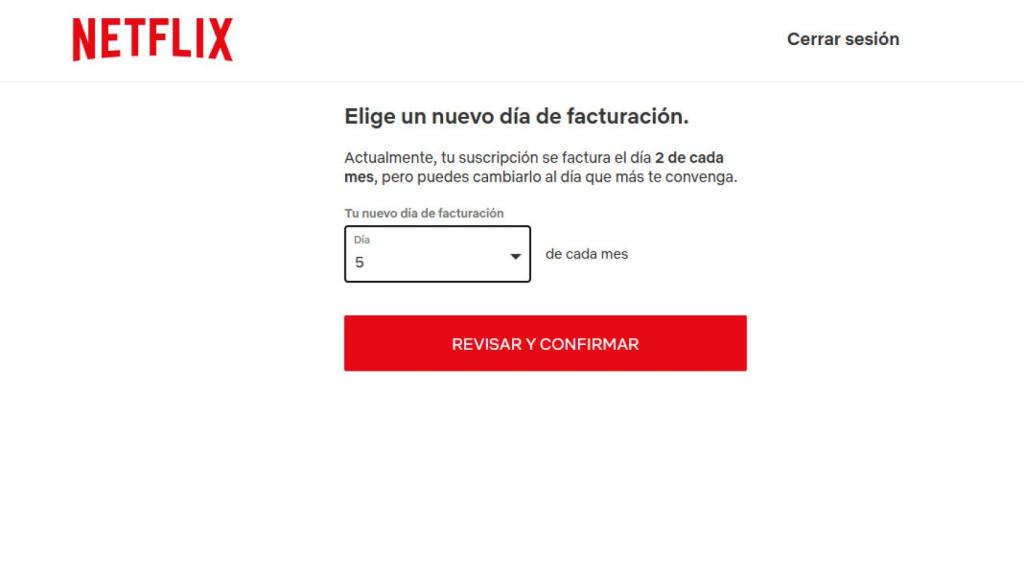 Nuevo día de facturación en Netflix