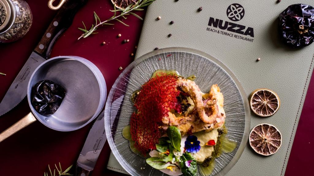 Uno de los platos gourmet del Nuzza en El Campello.