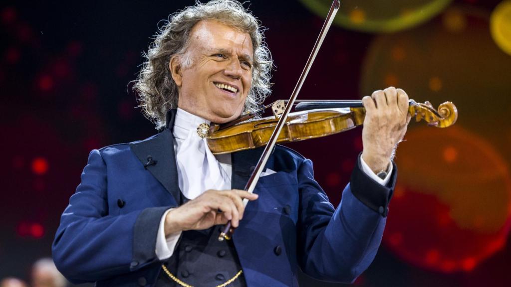 André Rieu, durante uno de sus conciertos.