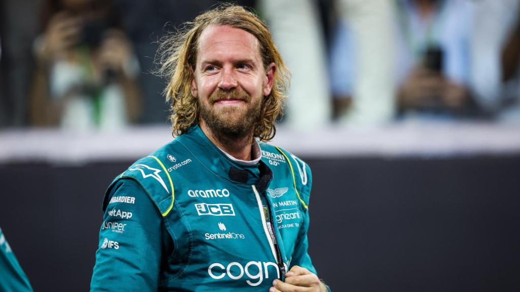 Sebastian Vettel antes de su última carrera en la Fórmula 1