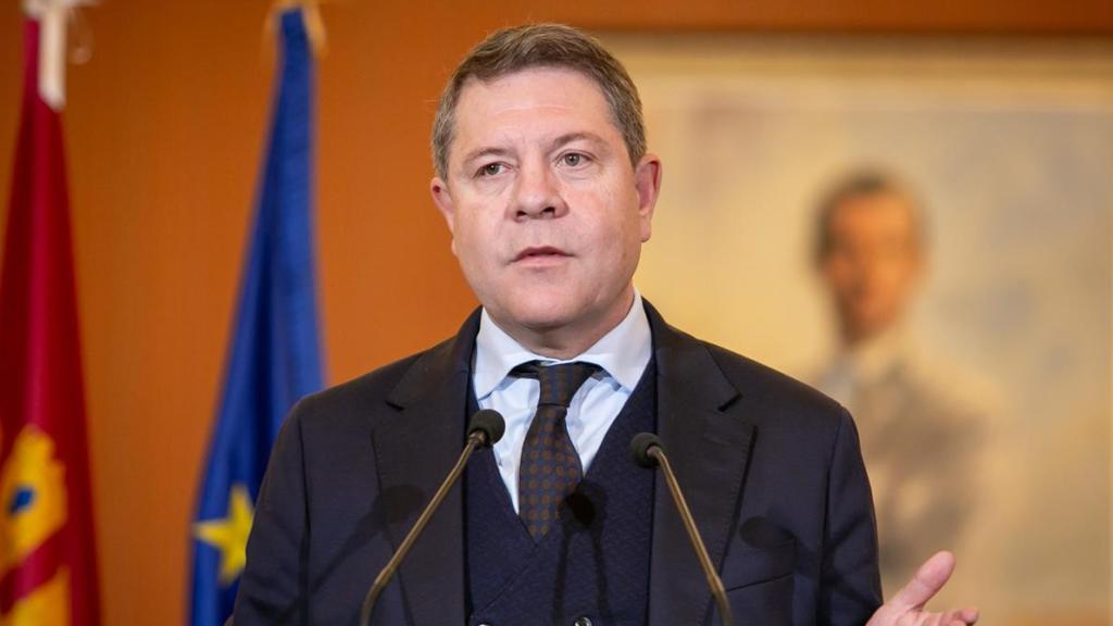 Emiliano García-Page, presidente de Castilla-La Mancha, en una imagen de este jueves
