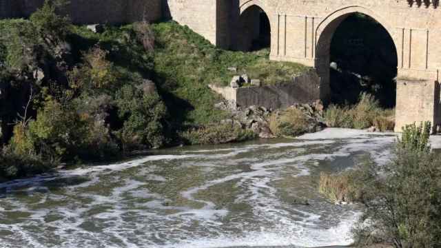 Río Tajo a su paso por la ciudad de Toledo.
