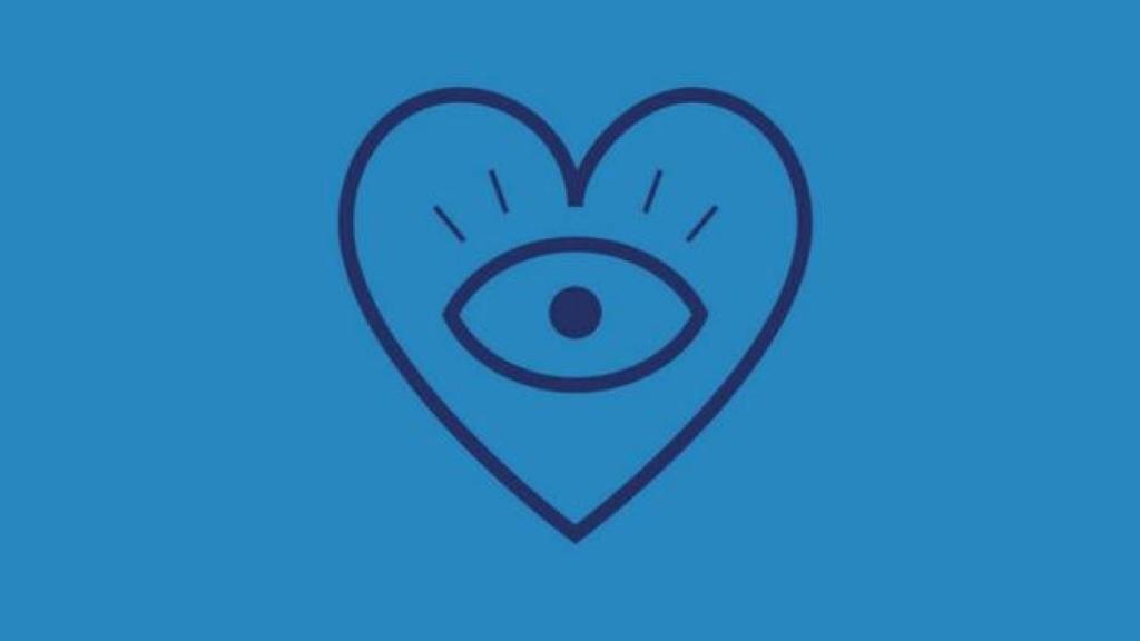 En esta imagen hay dos figuras: un corazón o un ojo, ¿qué viste primero?