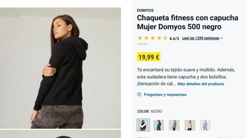 Chaqueta pilates.