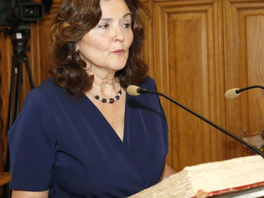 Sonia Lalanda, candidata de Vox al Ayuntamiento de Palencia.